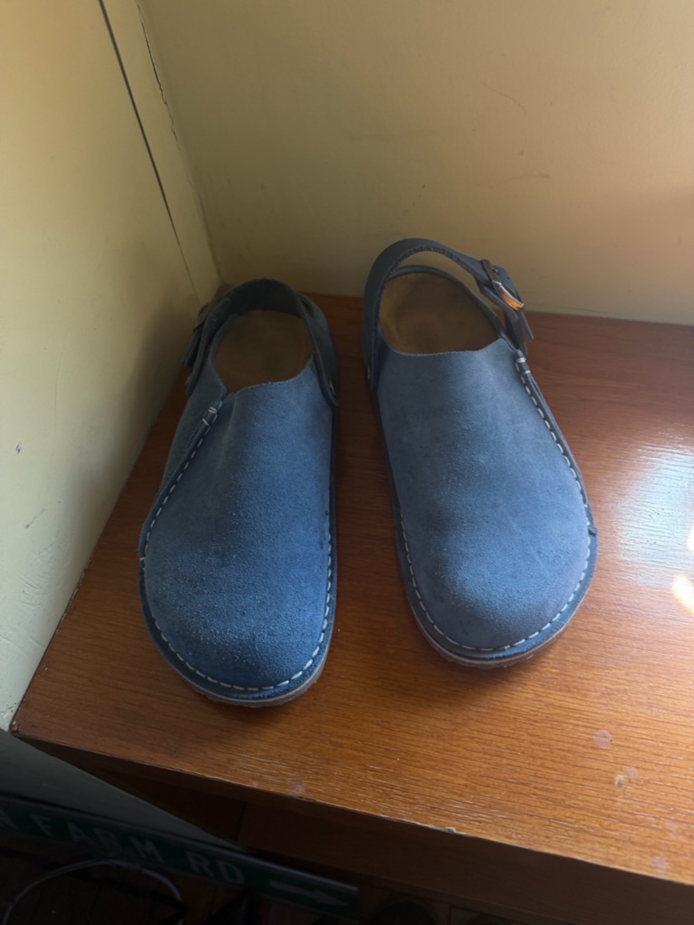 Blue Suede Birkenstock!!